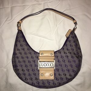 XOXO Blue and Tan Purse